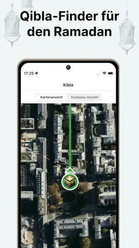 Muslim: Gebetszeiten, Qibla screenshot