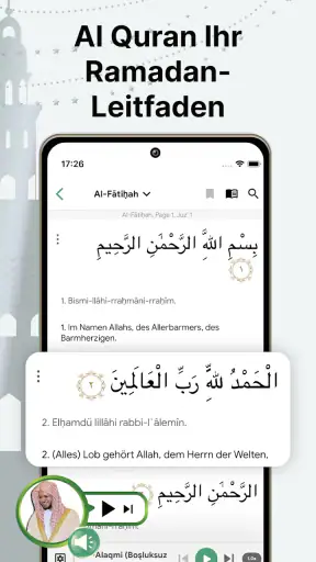 Muslim: Gebetszeiten, Qibla screenshot