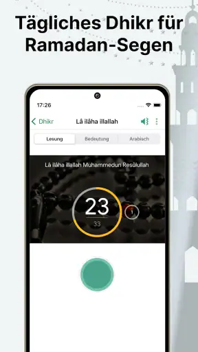 Muslim: Gebetszeiten, Qibla screenshot