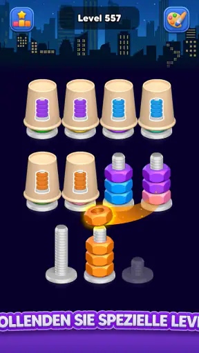 Muttern Sortieren: Farbspiel screenshot 12
