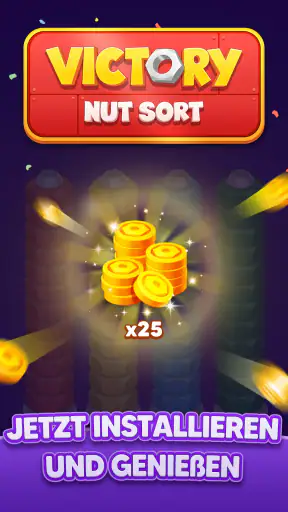 Muttern Sortieren: Farbspiel screenshot