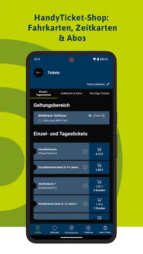 MVV-App screenshot