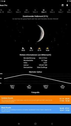 My Moon Phase Pro screenshot