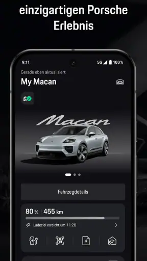 My Porsche screenshot