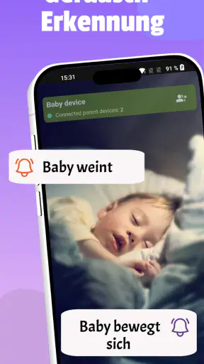 Babyphone Nani: Sichere Kamera screenshot