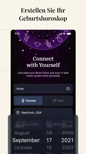 Natal Chart: Astro Horoskop screenshot