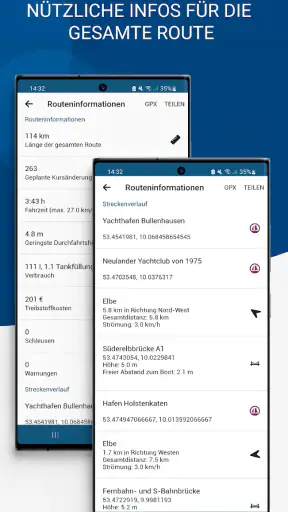 NavShip Boot-Routenplaner screenshot
