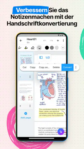 MyScript Notes: AI Notes & PDF screenshot