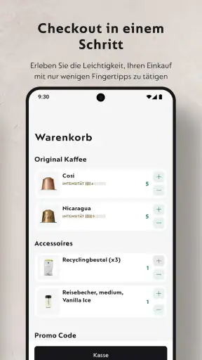 Nespresso Store screenshot
