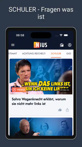 NIUS screenshot