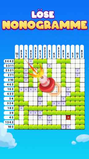 Nonogram Crossing Logic Puzzle screenshot
