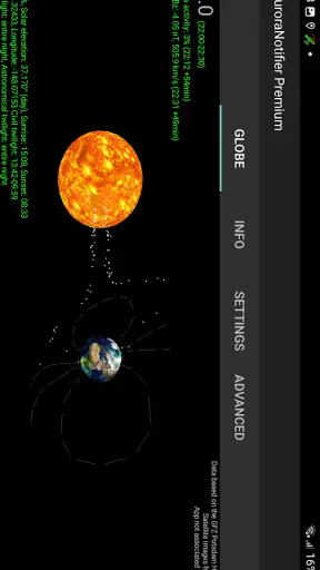 Nordlichtmelder screenshot