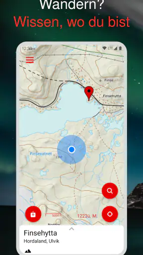 Norwegische Karte screenshot
