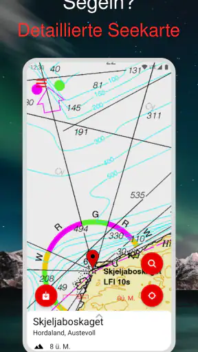 Norwegische Karte screenshot