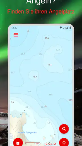 Norwegische Karte screenshot