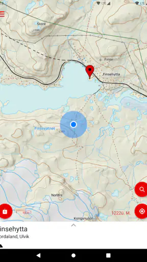 Norwegische Karte screenshot