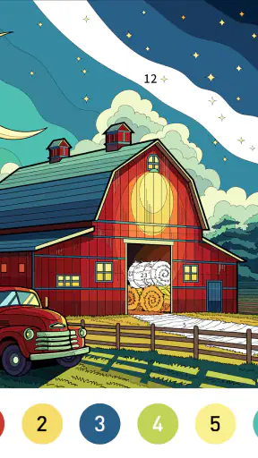 Nostalgia Color by number game screenshot 9