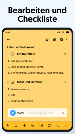 Notizen: Notizblock, Notizbuch screenshot 10