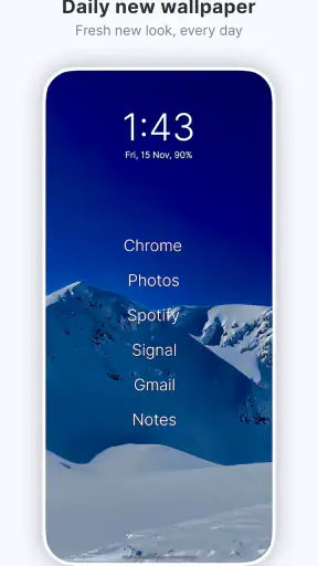 Olauncher. Minimal AF Launcher screenshot
