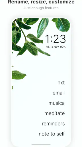 Olauncher. Minimal AF Launcher screenshot