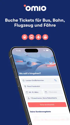 Omio: Bahn, Bus, Flüge, Fähre screenshot