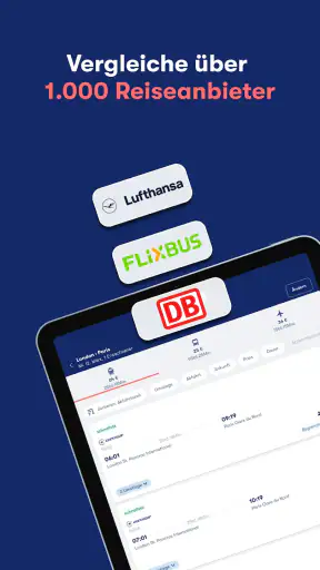 Omio: Bahn, Bus, Flüge, Fähre screenshot