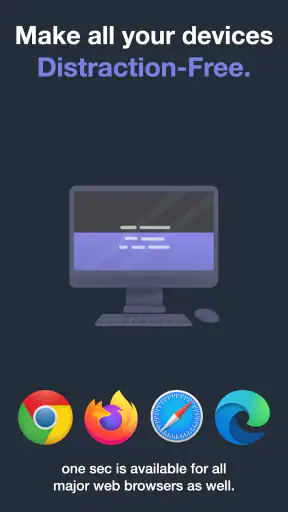 one sec–Bildschirmzeit & Fokus screenshot