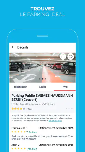 Onepark, Réservez un parking ! screenshot