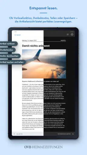 OVB ePaper screenshot