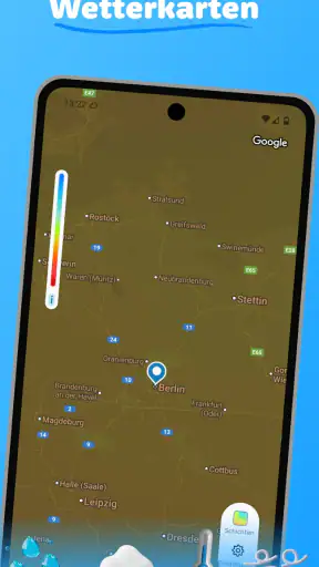 Overdrop wetter und regenradar screenshot