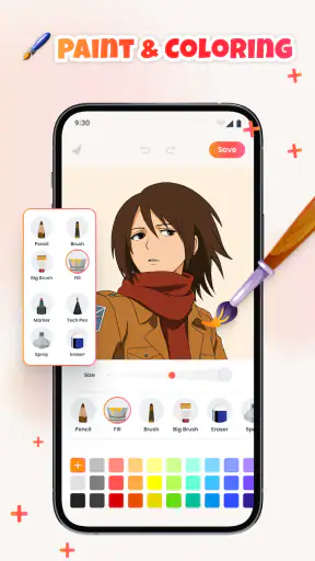 Paint Color Anime: Color Photo screenshot