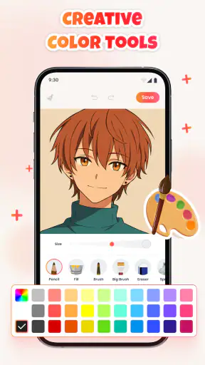 Paint Color Anime: Color Photo screenshot