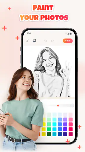 Paint Color Anime: Color Photo screenshot
