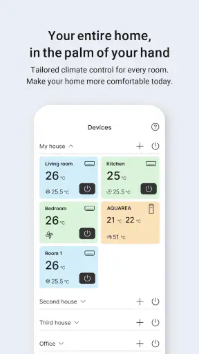 Panasonic Comfort Cloud screenshot