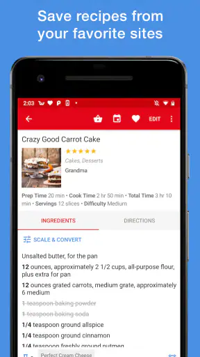 Paprika Recipe Manager 3 screenshot