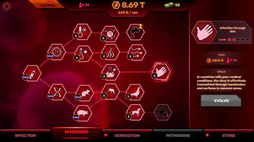 Patient zero: virusspiel screenshot