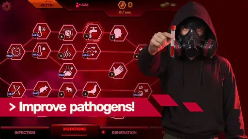Patient zero: virusspiel screenshot