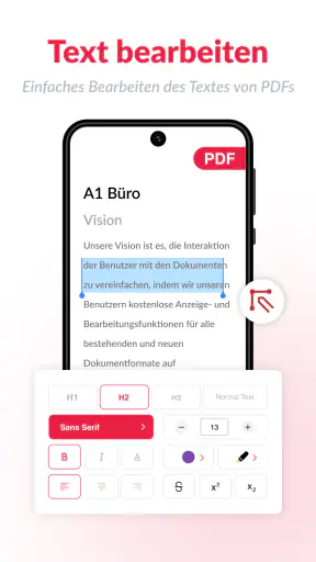 PDF Editor: PDF bearbeiten screenshot