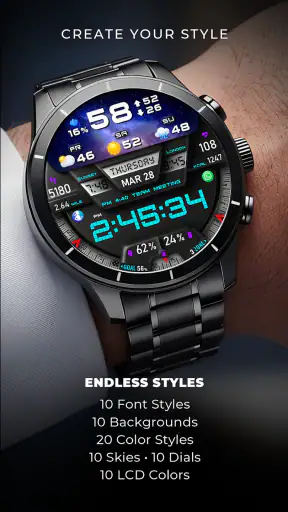 PER27 Digital Watch Face screenshot 10