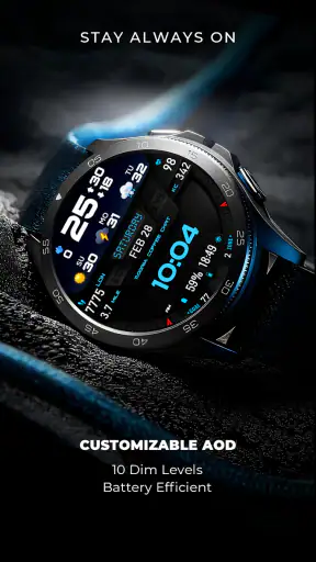 PER27 Digital Watch Face screenshot 12