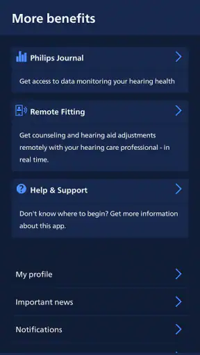 Philips HearLink 2 screenshot