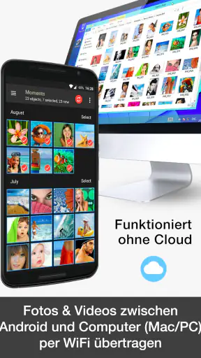 PhotoSync – Fotos übertragen screenshot