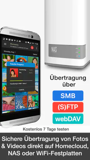 PhotoSync – Fotos übertragen screenshot