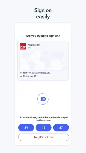PingID screenshot