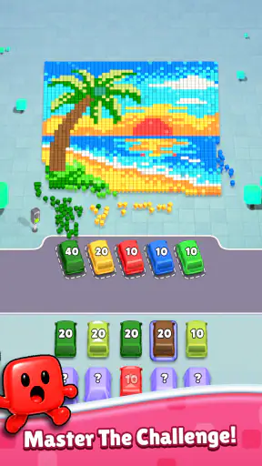 Pixel Drop: Bus Puzzle screenshot 12