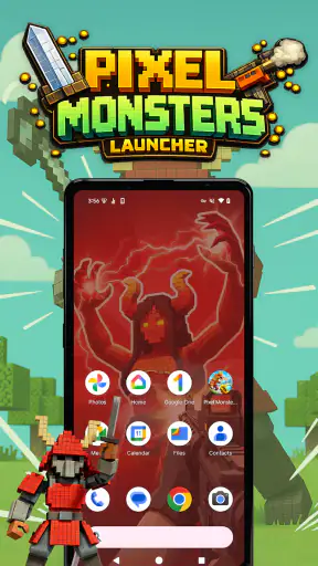 Pixel Monsters Launcher screenshot