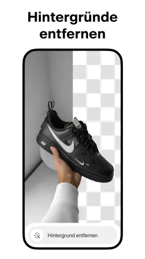Pixelcut Bilder bearbeiten AI screenshot