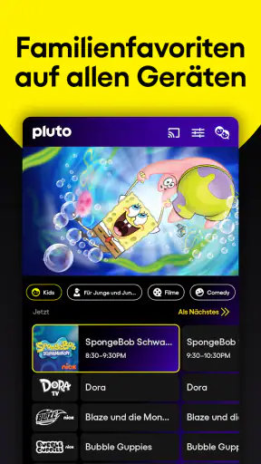PlutoTV: Stream film/TV gratis screenshot