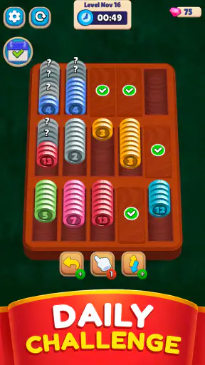 Pocket Sort: Münzrätsel screenshot