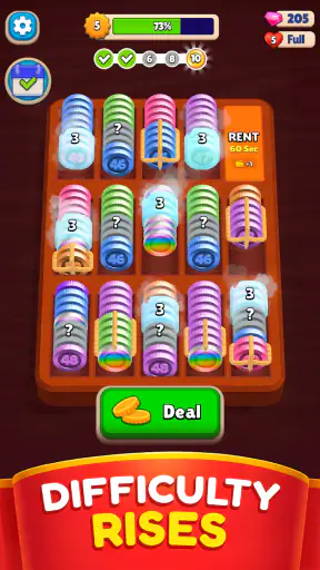 Pocket Sort: Münzrätsel screenshot